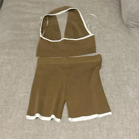 Princess Polly Matching Halter Top and Shorts Set - Picture 2 of 6